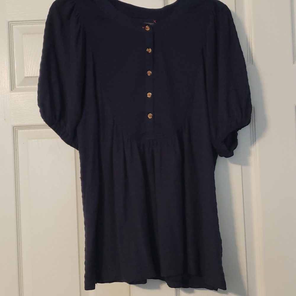 Anthropologie Navy Shirt